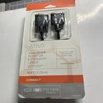 Ativa Vga/svga Monitor Cable 10FT HDB15 Male Plugs High Resolution New. Fixed Price $6.99.