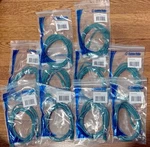 10 Cablestogo CAT5E Ethernet Green 7FT Molded Ctg #15194 New Sealed. Fixed Price $24.99.