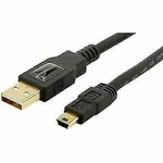 Amazonbasics Ifri 3 Feet Usb 2.0 A-male To Mini-b Cable Black. Fixed Price $8.00.