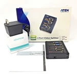 Aten VS-132 Port Video Splitter 350MHZ Open Box. Fixed Price $24.21.