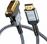Capshi Hdmi To Dvi Adapter Cable 6FT, High-speed Gold-plated 6FEET, Grey. Fixed Price $11.94.