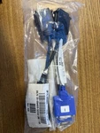 New Dell 05H469 Dvi Splitter Cables To Dual Vga Female 15-PIN. Fixed Price $19.88.