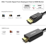 Avacon 4K Displayport To Hdmi 6 Feet Gold-plated Cable Uni-directional Dp 1.2. Fixed Price $21.63.