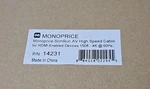 Monoprice Slimrun Av Fiber Cable For Hdmi Enable Devices 4K 60HZ 18GBPS 150FT. Fixed Price $54.99.