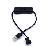 Opsfalcon 2 Pack To 3-PIN / 4-PIN Pwm 5V Sleeved Usb-molex Cable, Black. Fixed Price $11.94.