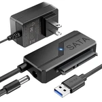 Sata To Usb Adapter With Power, 3.0 Black. Fixed Price $20.41.