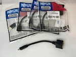 Lot Of 6 Tripp Lite P132-08N Hdmi Dvi Adapter Cable 8IN M/f. Fixed Price $35.00.
