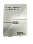 Best Buy Essentials - 6' Mini Displayport To Hdmi Cable Ft Black. Fixed Price $13.00.