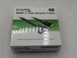 Plugable Hdmi To Vga Adapter, 6FT (1.8M) Converter Cable. Fixed Price $9.99.