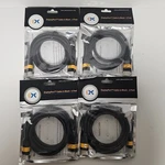 Cable Matters Set Of 4 Display Port Black Feet 102005-6 New Sealed. Fixed Price $19.99.