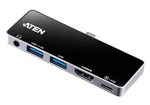 Aten 5-IN-1 Usb-c Travel Dock W/audio Port, 92W Pd, 3840 X 2160 60HZ 30HZ, Us.... Fixed Price $45.99.