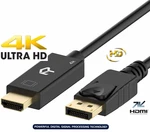 Rankie Displayport Dp - Hdmi Cable 4K Resolution Ready 6 Feet Digital 7.1, 5.1. Fixed Price $13.99.