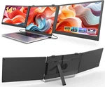 Extensor Pantalla Para Port Til, Monitor Triple Ultradelgado Fhd 1080P 14'. Fixed Price $198.00.