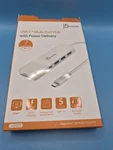 J5CREATE Usb-c Multi-port Hub With Power Delivery White (JCD373) "used". Fixed Price $29.99.