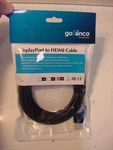 New - Gofanco Displayport To Hmdi Cable 10FT. Fixed Price $10.00.