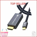 Ivanky 4K Mini Displayport To Hdmi Cable 10FT, 30HZ Thunderbolt. Fixed Price $32.66.