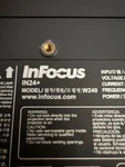 Infocus IN24+ W240 Dlp Desktop Projector Black Svga Usb High-quality Display. Fixed Price $100.00.