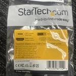 Startech Travel A/v Adapter: 3-IN-1 Usb-c To Vga, Hdmi Or Dvi Brand New. Fixed Price $5.00.