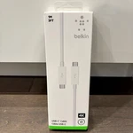 Belkin 3.1 Usb-c To Cable, 1M/3.3FT, Supports Ultra Hd 4K, 10GBPS, White. Fixed Price $8.99.