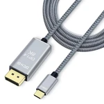 8K Usb-c To Displayport Cable 6-FOOT 4K 144HZ 60HZ 5K Nylon Braided Dp Cord. Fixed Price $20.99.