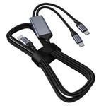 Omnihil 3.2FT Usb-c Splitter Cable Compatible With Gechic On-lap 1503. Fixed Price $20.99.