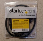 3' Coax High Resolution Vga Monitor Extension Cable HD15 M/f Startech MXT101HQ3. Fixed Price $10.97.