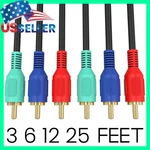 3-RCA Component Cable Three Video Cord Hdtv Projector Dvd Vcr Rgb Ypbpr. Fixed Price $19.49.
