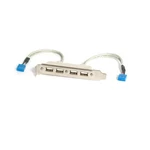 Startech It USBPLATE4 11.25" Female Adapter. Fixed Price $28.89.