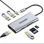 Usb C Hub, Qgeem To Hdmi Adapter 4K, 7 In Dongle With 100W Powe.... Fixed Price $11.99.