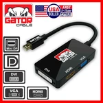 Mini Displayport Thunderbolt Male To Dvi Hdmi Vga Adapter Converter Cable 4 1. Fixed Price $9.99.