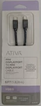 Ativa Mini Displayport To Cable, Black, 36544. Fixed Price $11.69.
