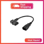 Cerrxian 40CM Left Angle Iec 320 C13 To C14 Power Cable, 90 Degree Male. Fixed Price $14.20.