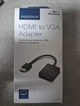 Insignia NS-PG95503 Hdmi To Vga Adapter Black High-quality Video Converter. Fixed Price $8.00.