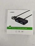 New Ugreen X0013A5FJ3 Vga Splitter In 2 Out Screen Duplication Supports Mirror. Fixed Price $18.99.
