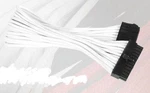 Silverstone PP07-MBW 24PIN Power Extension Cable, Individually White Sleeved. Fixed Price $19.99.
