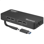 4K Displayport And Hdmi Dual Monitor Adapter For Usb 3.0 Black. Fixed Price $124.99.