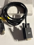 Benfei Displayport To Vga Cable Adapter Dp Male Converter 6FT. Fixed Price $14.99.