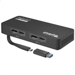 Plugable 4K Displayport And Hdmi Dual Monitor Adapter For Usb 3.0 Black. Fixed Price $134.93.