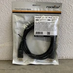 (lot Of 60) Rocstor Displayport (20-PIN) Cable Black 6FT/1.8M M/m Y10C235-B1. Fixed Price $236.55.