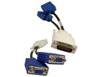 Hp DMS-59 Dual Vga Y-splitter Cable 338285-008. Fixed Price $11.94.
