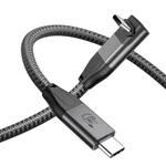 Xaosun Usb-c Fast Charging Cable Short Right Angle 240W 90 Degree 20GBPS. Fixed Price $16.89.