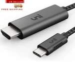 Usb To Hdmi Cable For Home Office 6FT 4K 60HZ, Uni Type. Fixed Price $11.99.