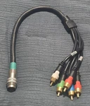 C2G 1.5FT Rapidrun 42071 5-RCA Component Video + Stereo Audio Flying Lead Multi. Fixed Price $5.99.