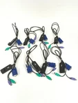 Lot Of 8X Hp Kvm Interface Adapter Cables 520-290-001 286597-001 Free Shipping. Fixed Price $99.99.