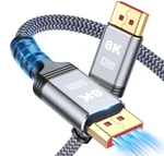 Displayport Cable 1.4, Vesa Certified 8K 4K Dp 6.6FT, Feet. Fixed Price $8.97.