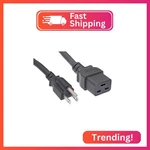Cablelera Nema 5-15P To Iec 320 C19 Power Cord Extension, 14AWG, 15A 125V, 6FT. Fixed Price $12.20.