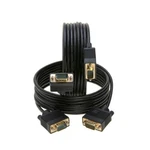 2-PACK- 15FT Svga M/m Pin Cable Tv Video Projector Pc Monitor Hd Display Cord. Fixed Price $17.79.