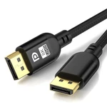 Diyanisly 8K Displayport Cable 6.6FT, Braided High-speed Dp Feet, Black. Fixed Price $8.06.