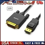 Benfei 15' Displayport To Cable Bi Directional Dvi-d 24+1 Male Hdmi. Fixed Price $17.95.