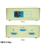 Kentek DB15 2 Way Data Switch Box Rotary Dail For Mac Monitor Display Joystick. Fixed Price $27.77.